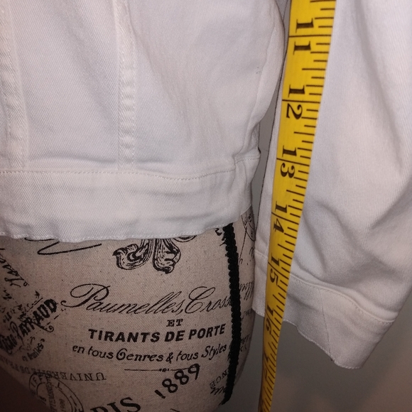 🛍️ Ashley Vintage Charm Designer Stretch Denim Jacket 🧥 (M) - Picture 4 of 10